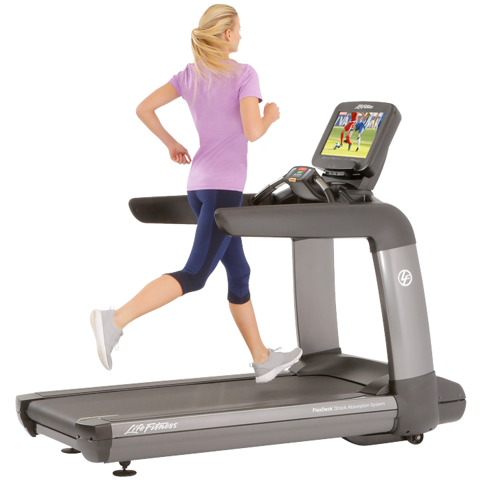 NEW Life Fitness Platinum Club Series Treadmill with 19 in Discover SE3 Tablet Console NEW Life Fitness Platinum Club Series Treadmill with 19 in Discover SE3 Tablet Console